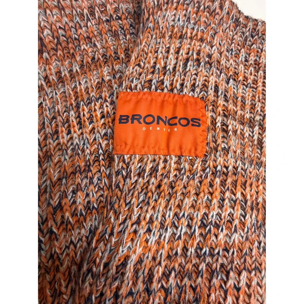 Denver Broncos NFL Marled Knit Infinity Scarf Orange Blue White One Size